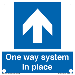 One way system in place